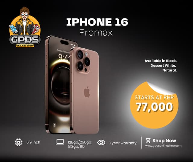Iphone 16 Promax banner